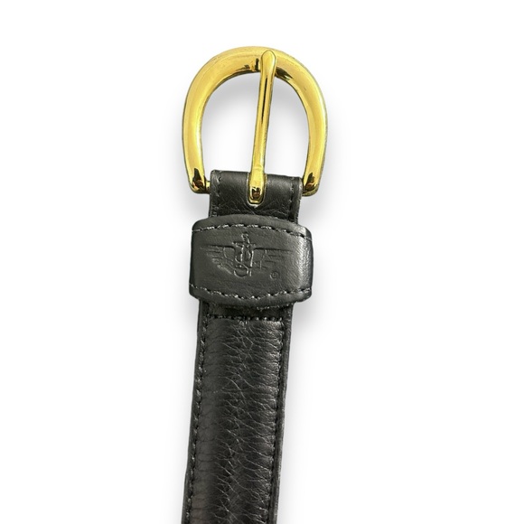 DOCKERS Black Leather Everyday Belt - Picture 5 of 6